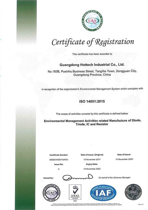 ISO14001：2015环境管理体系认证